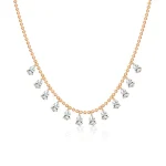 Elegant Teardrop Diamond Necklace