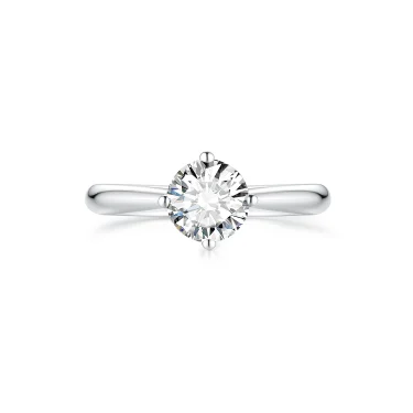 Elegant Horizon Solitaire Ring