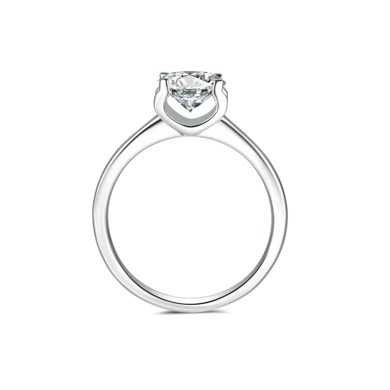 Modern Grace Solitaire Ring