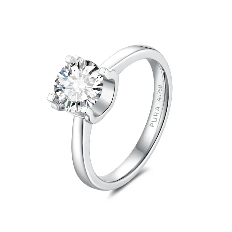 Modern Grace Solitaire Ring