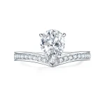 Elegant Crown Diamond Ring
