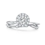 Brilliant Halo Diamond Ring
