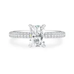 Radiant Elegance Diamond Ring