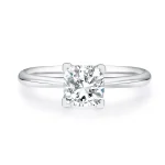Elegant Solitaire Ring