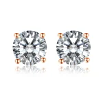 Brilliant Cut Stud Earring