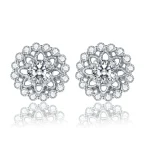 Radiant Floral Diamond Earring