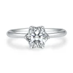 Radiant Elegance Solitaire Ring