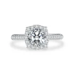 Elegant Halo Diamond Ring