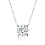 Brilliant Solitaire Diamond Necklace
