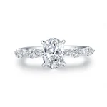Elegant Three Stone Diamond Ring