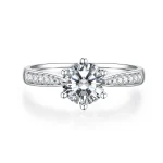 Elegant Sparkle Solitaire Ring