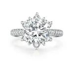 Radiant Halo Ring