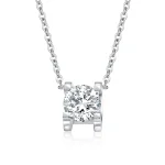 Elegant Solitaire Diamond Necklace
