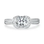 Luxe Pavé Split Band Ring