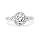 Timeless Elegance Halo Ring